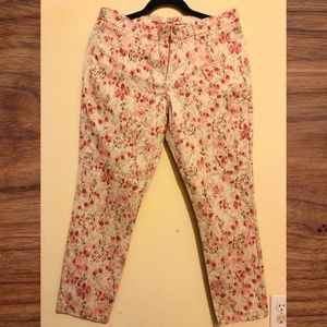 Khakis by GAP Slim City Floral Pants - NWT